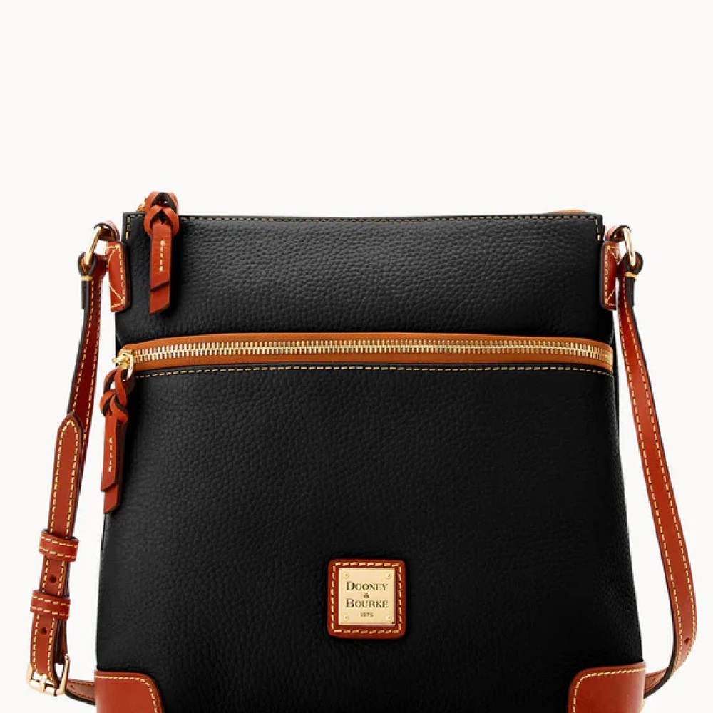Dooney & Bourke Pebble Grain Crossbody purse - black and brown